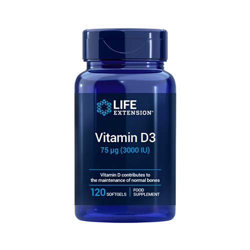 Vitamin D3, 120 caps