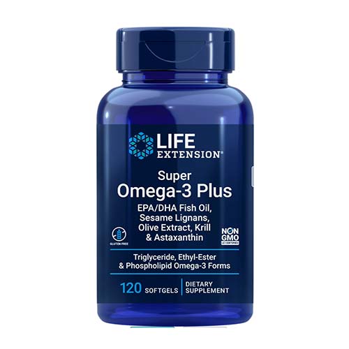 Super Omega-3 Plus EPA/DHA Fish Oil, Sesame, Olive, Krill & Astax
